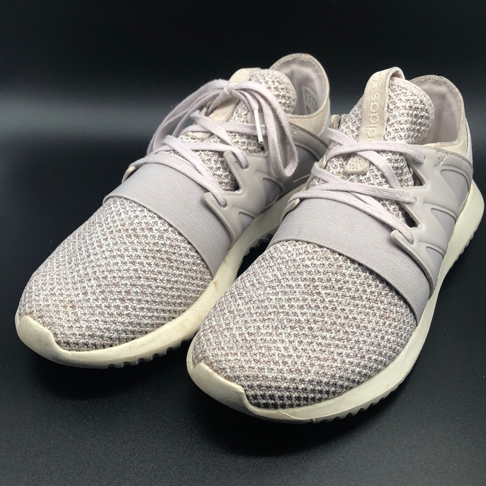Adidas lavender tubular viral sneakers